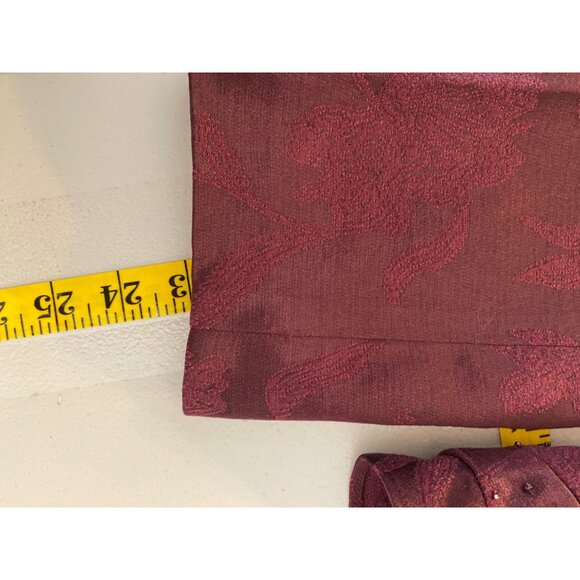 Cachet 2-Piece Formal Maci Dress Set & Jacket Beaded Size 12 Burgundy - Picture 13 of 13